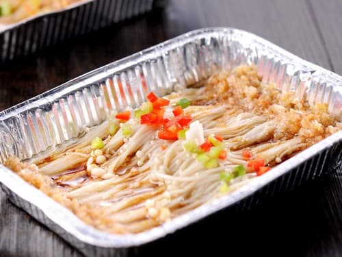 肃北锡纸烤金针菇